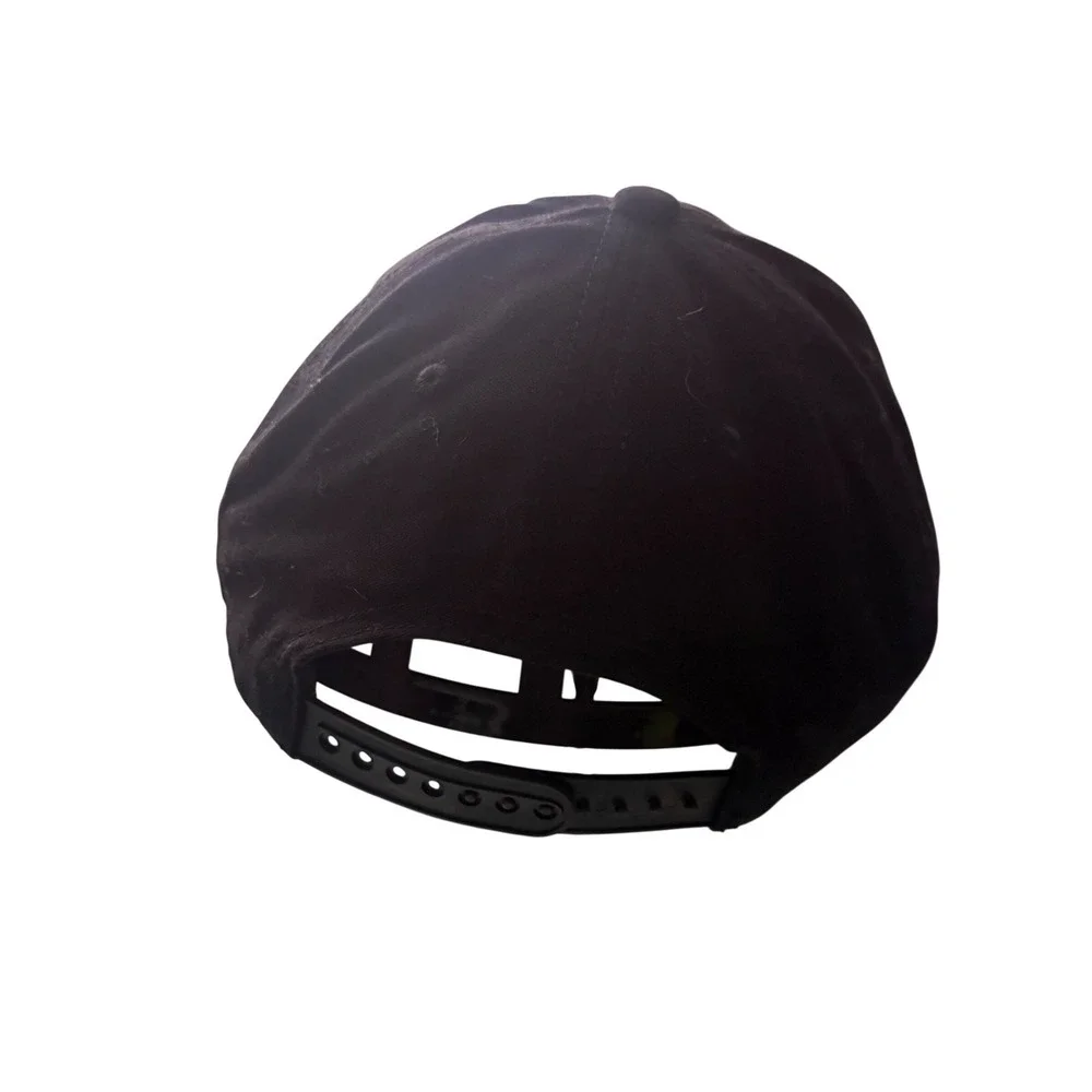 Timberland Black Tonal Embroidered Tree Logo Snapback Cap Hat Men's OSFA